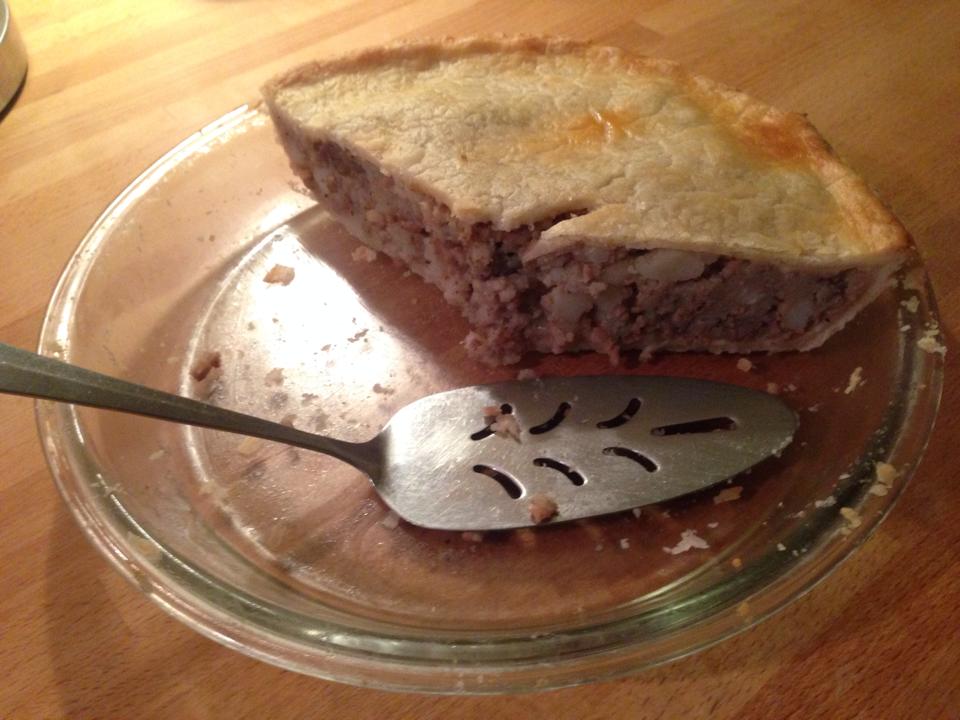 French meat pie